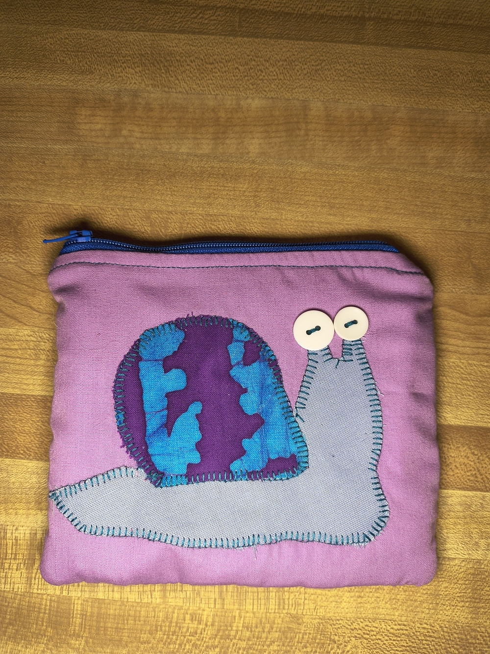 Handmade Snail Zipper Pouch🐌